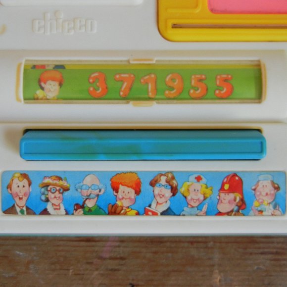 Vintage Chicco Telephone Phone Desk Musical Toy - Picture 7 of 16